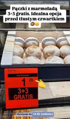 Pączki z marmoladą promocja w Aldi
