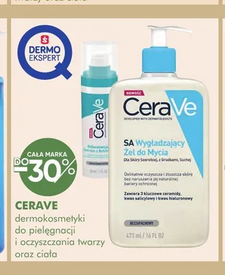 Dermokosmetyki do pielęgnacji i oczyszczania twarzy oraz ciała CeraVe promocja w Super-Pharm