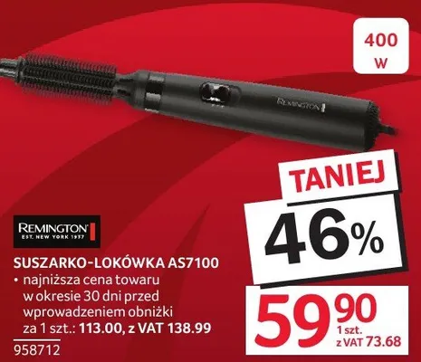 Suszarko-lokówka Remington AS7100 promocja w Selgros