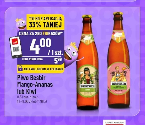 Piwo Besbir Kiwi promocja w POLOmarket