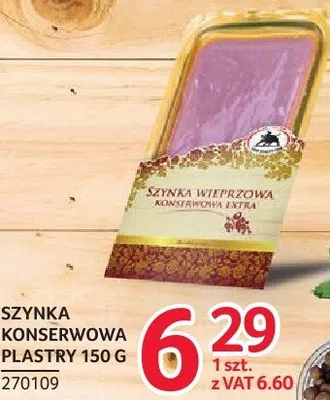 Szynka konserwowa plastry ZMB Białystok 150g promocja w Selgros