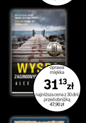 Książka Zaginiony Alex Kava promocja w Empik