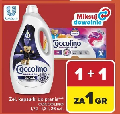 Kapsułki do prania Coccolino Color promocja w Carrefour Market