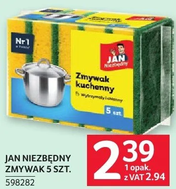 Zmywak Jan Niezbędny 5 szt. promocja w Selgros