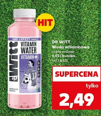 Woda witaminowa Dr Witt Vitamin+ promocja w Kaufland