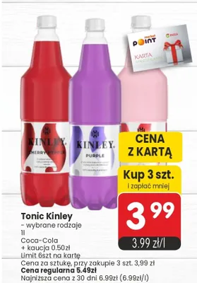 Tonic Kinley promocja w Market Point
