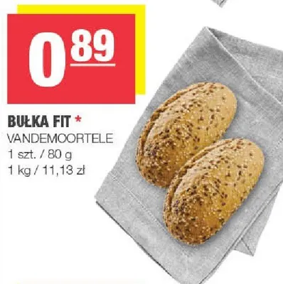 Bułka fit Vandemoortele promocja w SPAR
