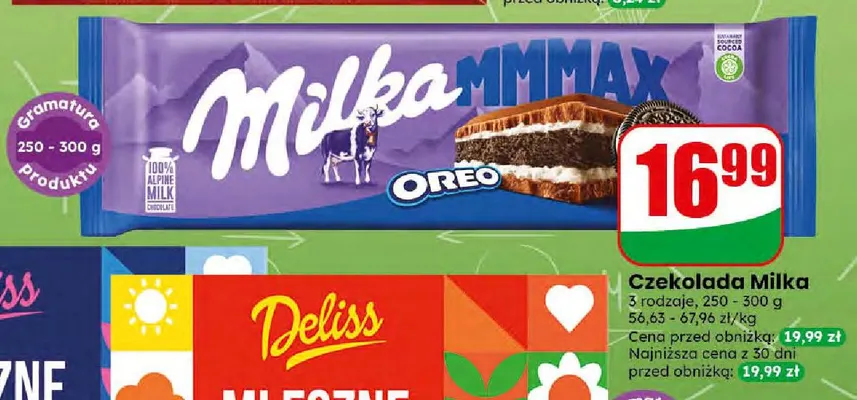 Czekolada Milka promocja w Dino