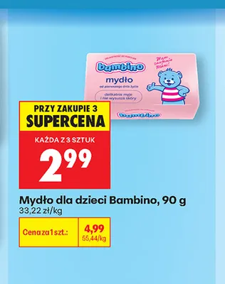 Mydło dla dzieci Bambino promocja w Biedronka