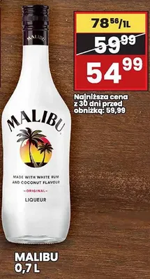 Likier MALIBU 0,7 L promocja w Wafelek