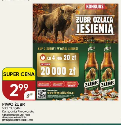 Piwo Żubr promocja w Chata Polska