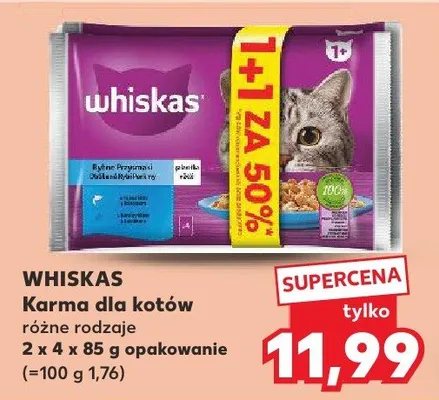 Karma dla kotów Whiskas promocja w Kaufland