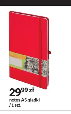Notes A5 gładki promocja w Empik