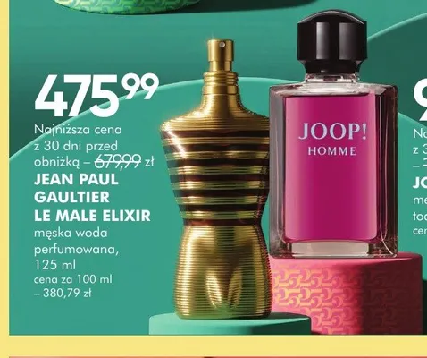 Męska woda perfumowana Jean Paul Gaultier Le Male Elixir promocja w Super-Pharm