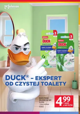 Paski żelowe do WC Duck promocja w Selgros