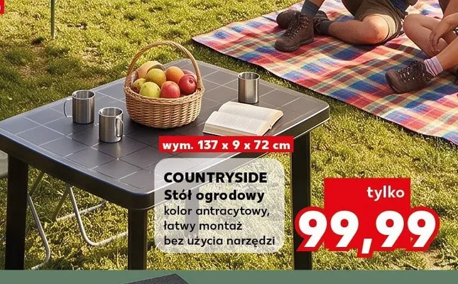 Stół ogrodowy Countryside promocja w Kaufland