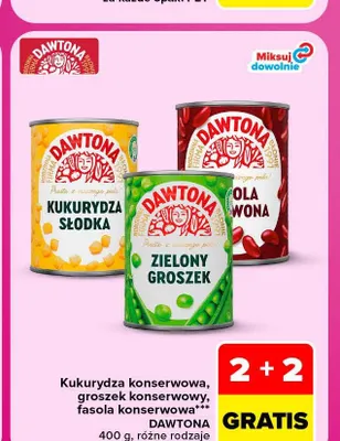 Fasola konserwowa Dawtona promocja w Carrefour Market