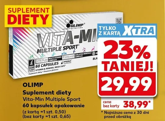Suplement diety Vita-Min Multiple Sport Olimp promocja w Kaufland