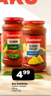 Sos słodko-kwaśny z ananasem Dawtona promocja w Netto