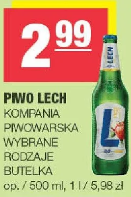 Piwo Lech promocja w SPAR