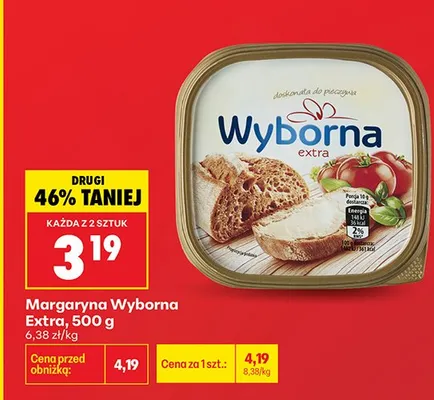 Margaryna Extra promocja w Biedronka