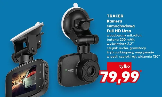 Kamera samochodowa Full HD Ursa promocja w Kaufland