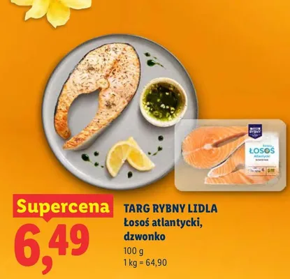 Łosoś atlantycki, dzwonko promocja w Lidl