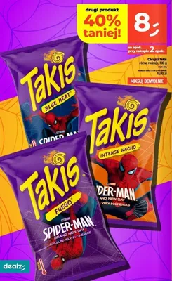 Chrupki Takis Fuego promocja w Dealz