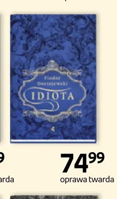 Książka Idiota oprawa twarda promocja w Empik