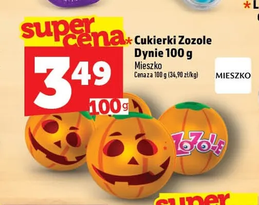 Cukierki Zozole Dynie Mieszko promocja w TOPAZ
