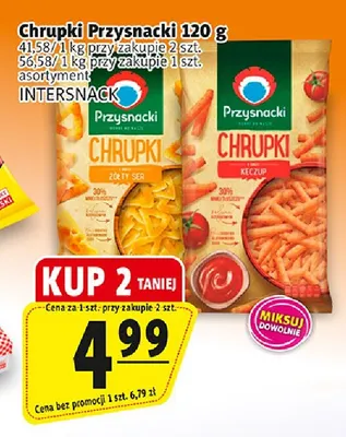 Chrupki Przysnacki keczup Intersnack promocja w Prim Market