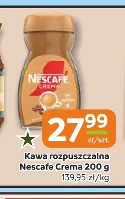 Kawa rozpuszczalna Nescafe Crema promocja w Społem Częstochowa