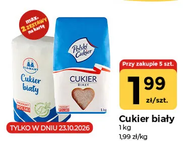 Cukier biały Polski promocja w Społem Częstochowa