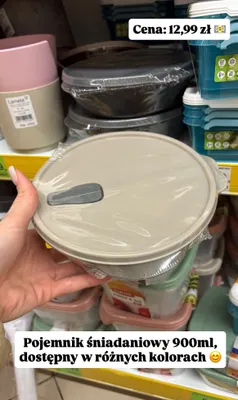 Pojemnik śniadaniowy 900ml promocja w Dino