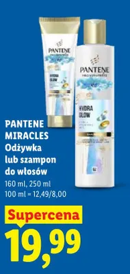 Kosmetyki do włosów Pantene Miracles promocja w Lidl
