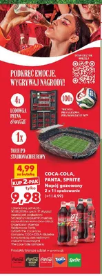 Napój gazowany Fanta 2-pak 1 l promocja w Kaufland