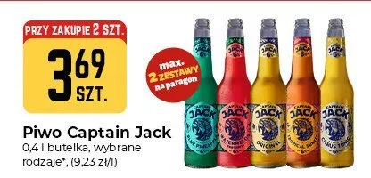 Piwo Captain Jack Citrus Tonic promocja w Społem Częstochowa