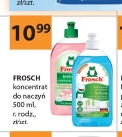 Koncentrat do mycia naczyń Frosch promocja w Drogerie Laboo
