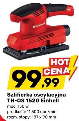 Szlifierka oscylacyjna TH-OS 1520 Einhell promocja w Bricomarche