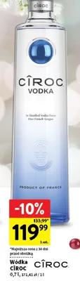 Wódka Ciroc promocja w Intermarche