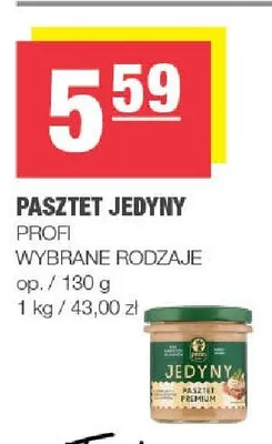 Pasztet Jedyny Profi promocja w SPAR