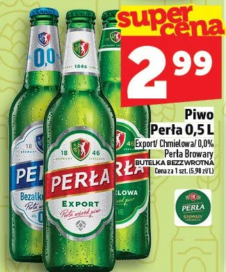 Piwo Perła promocja w TOPAZ