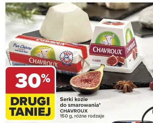 Serki kozie do smarowania Chavroux promocja w Carrefour Market
