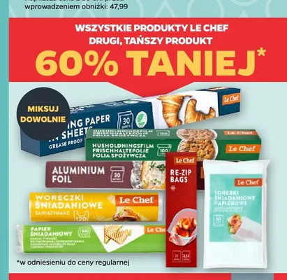 Folia spożywcza Le Chef promocja w Netto