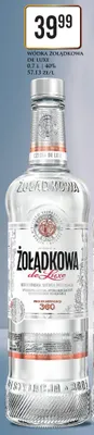 Wódka Żołądkowa de Luxe promocja w Dino