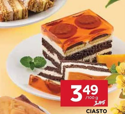 Ciasto delicja Cukiernia Staropolska promocja w Stokrotka