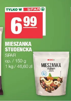 Mieszanka studencka Spar promocja w SPAR