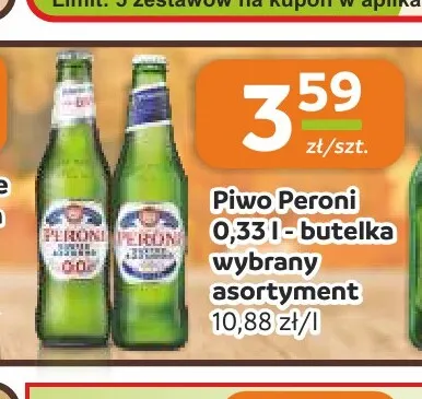 Piwo Peroni promocja w Społem Częstochowa
