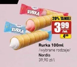 Lody rurka Nordis o smaku śmietankowym promocja w API Market