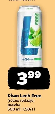 Piwo Lech Free promocja w Netto